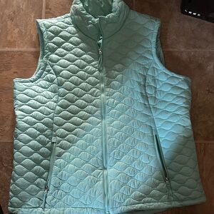 Free Country Women's Quilted Vest - Aqua